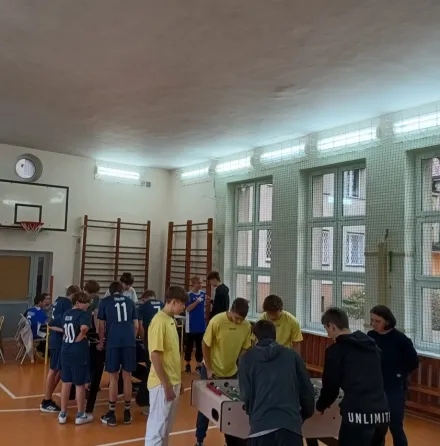 Turniej piłkarzyków w naszej szkole