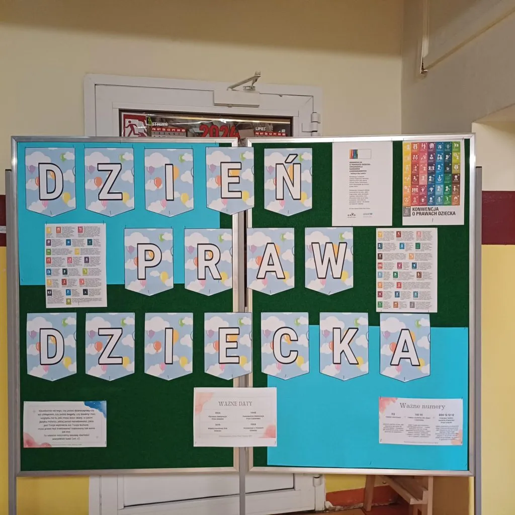 20 listopada świętowany był w naszej szkole Międzynarodowy Dzień Praw Dziecka