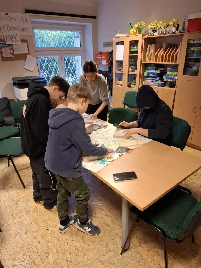 Prace twórcze w świetlicy