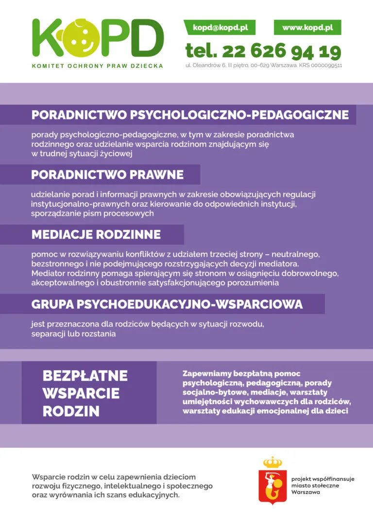 Pomoc pedagogiczno-psychologiczna